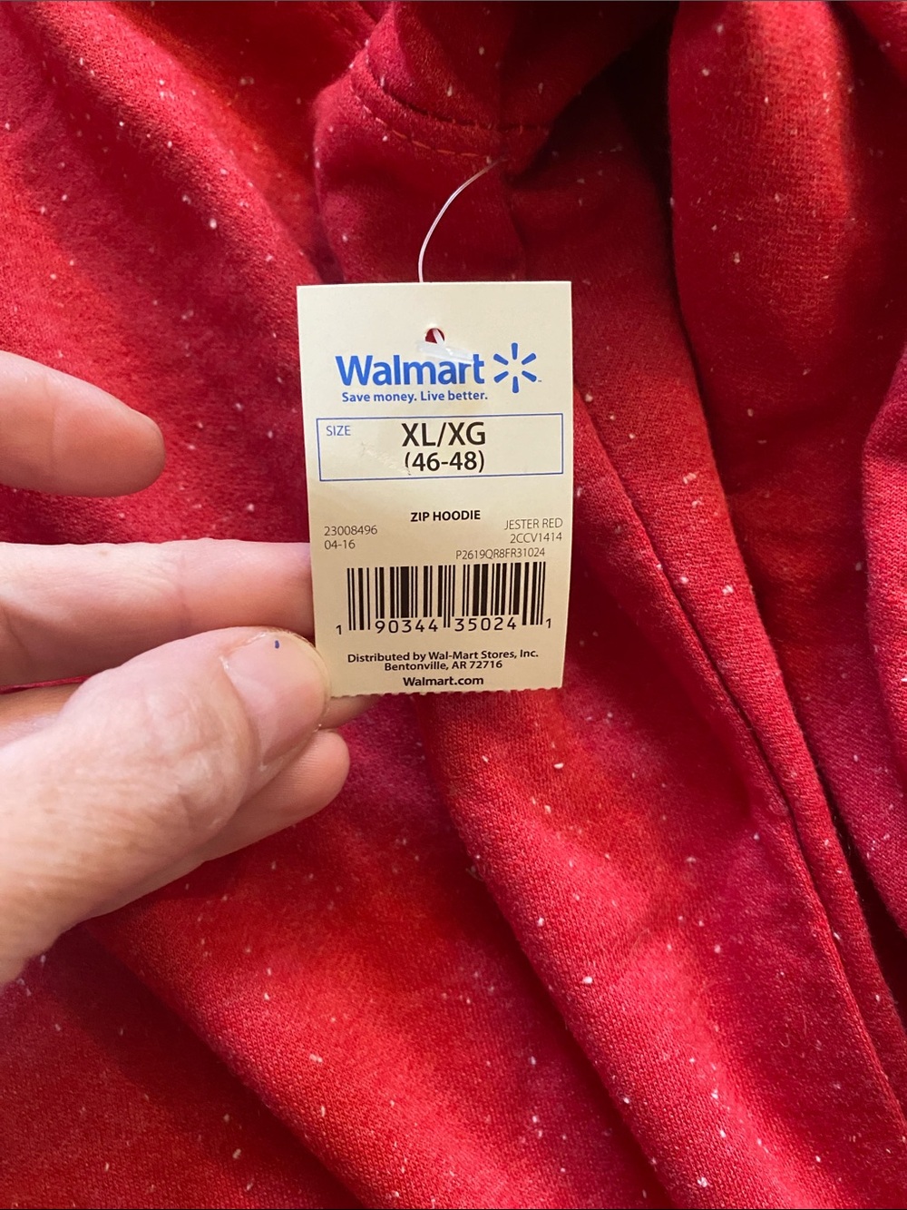 Coca Cola Red Zip Front Hoodie XL Adult - Picture 3 of 4